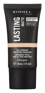 Rimmel London Lasting Matte Foundation 0.5 Alabaster