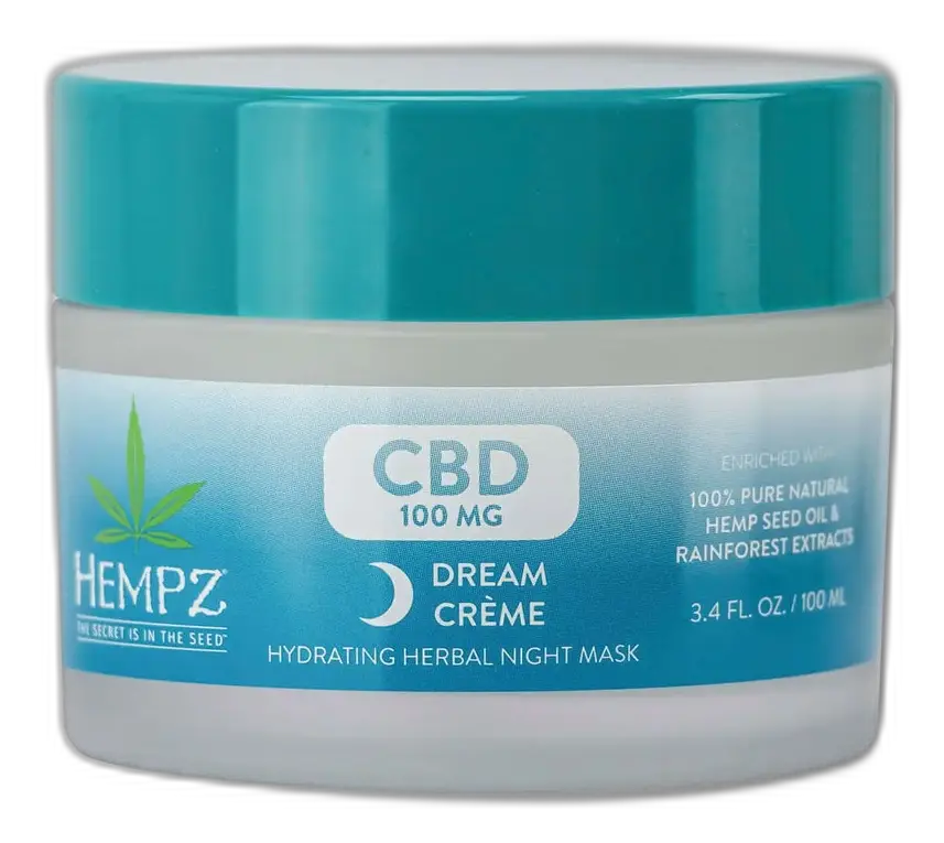 Hempz CBD Dream Creme Hydrating Herbal Night Mask