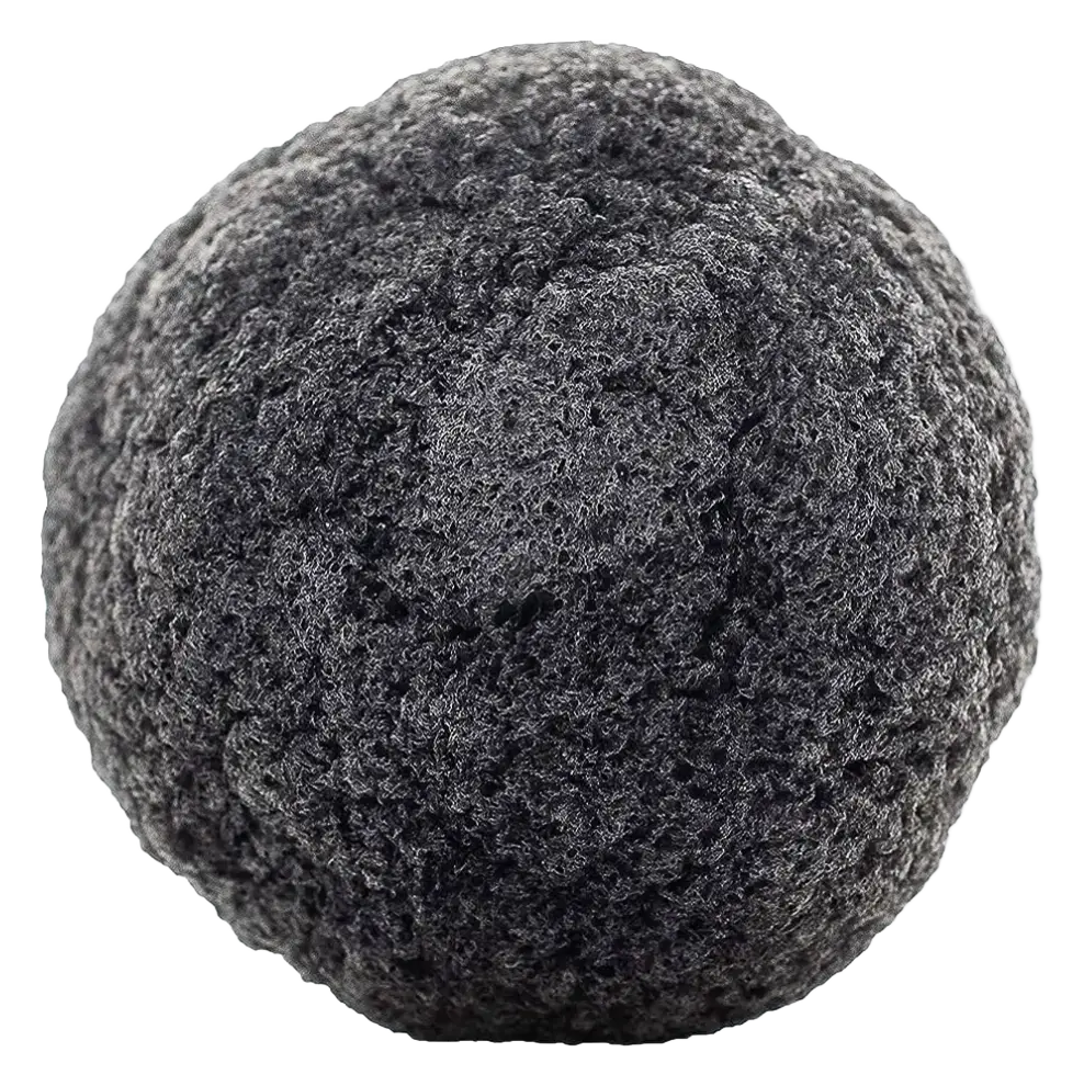 100% Pure Konjac Sponge (Charcoal)