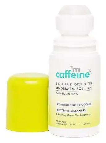 mCaffeine 5% AHA & Green Tea Underarm Roll On