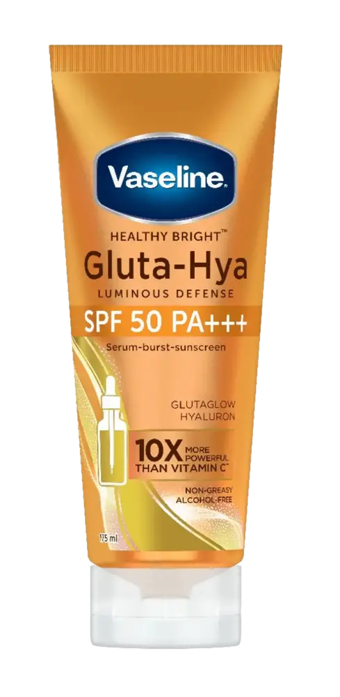 Vaseline Gluta-Hya Serum Burst Luminous Defense Sunscreen SPF 50 India
