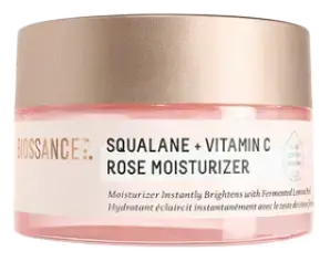 Biossance Squalane + Vitamin C Rose Moisturizer