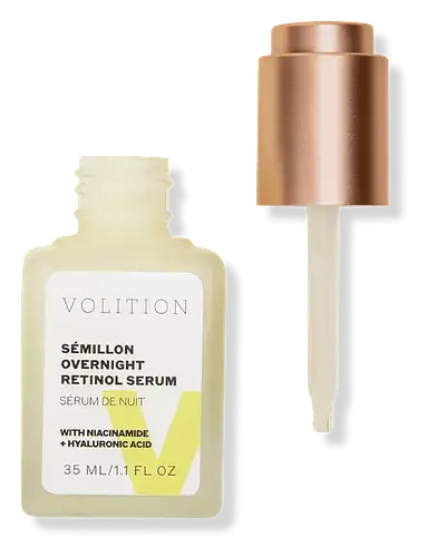 Volition Beauty Sémillon Overnight Retinol Serum with Niacinamide + Hyaluronic Acid