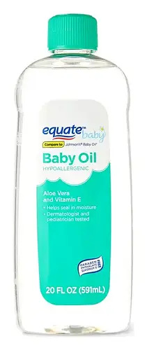 Equate Baby Hypoallergenic Baby Oil Aloe Vera and Vitamin E
