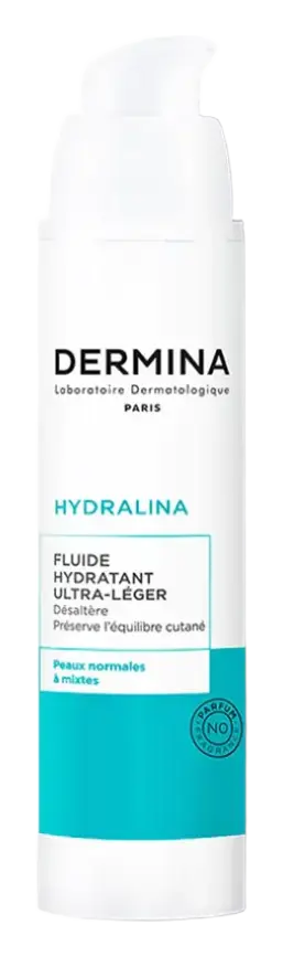 Dermina Hydralina Ultra-Light Moisturizing Fluid