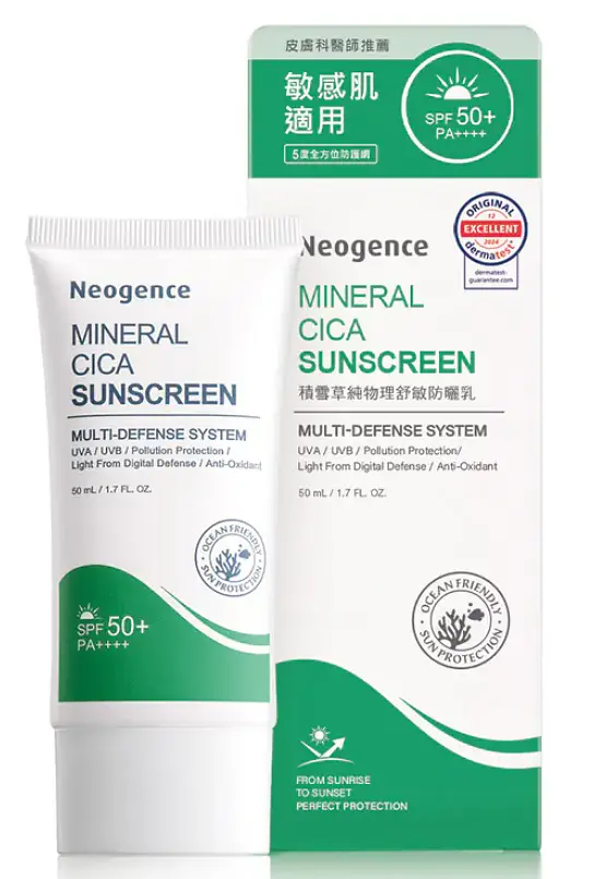 Neogence Mineral Cica Sunscreen SPF 50+