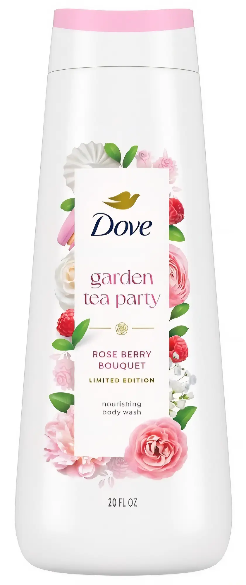 Dove Garden Tea Party Nourishing Body Wash Rose Berry Bouquet