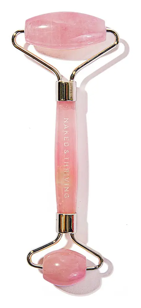 Naked & Thriving Pink Quartz Facial Roller