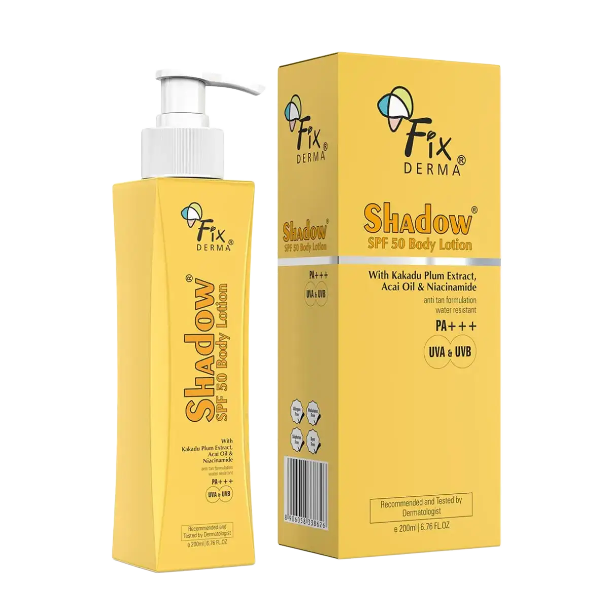 Fixderma Skincare Shadow SPF 50 Body Lotion
