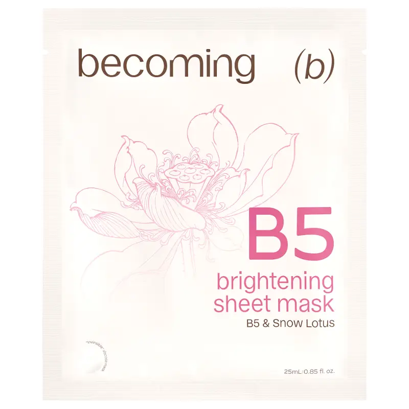 Becoming B5 Sheet Mask Brightening