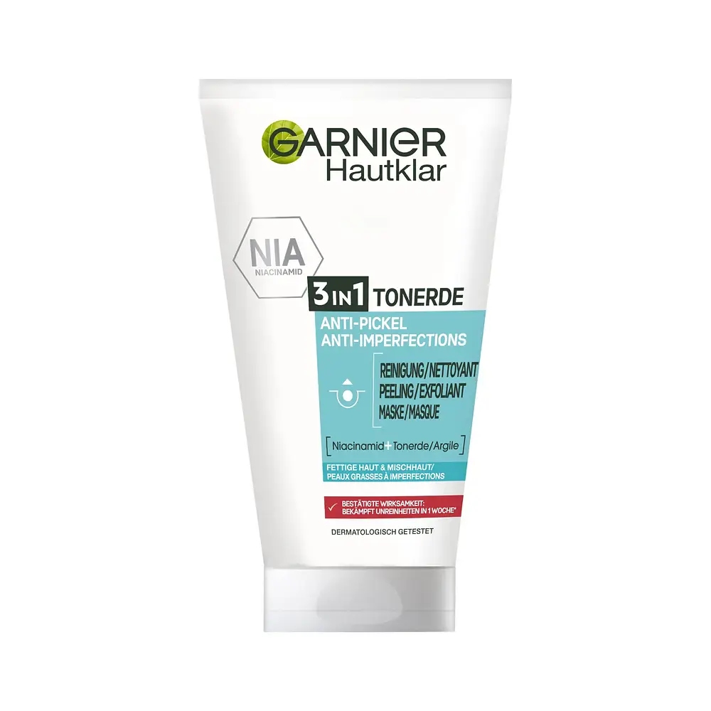 Garnier 3 In 1 Tonerde Anti-Pickel Cleanser