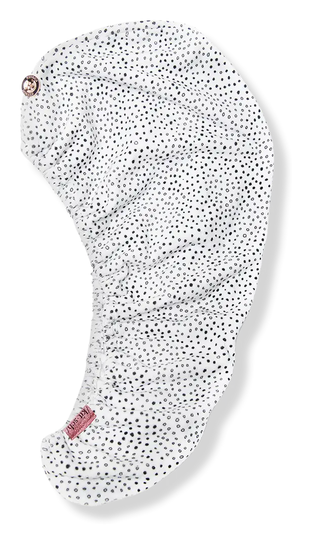 Kitsch Quick Drying Microfiber Hair Towel Micro Dot