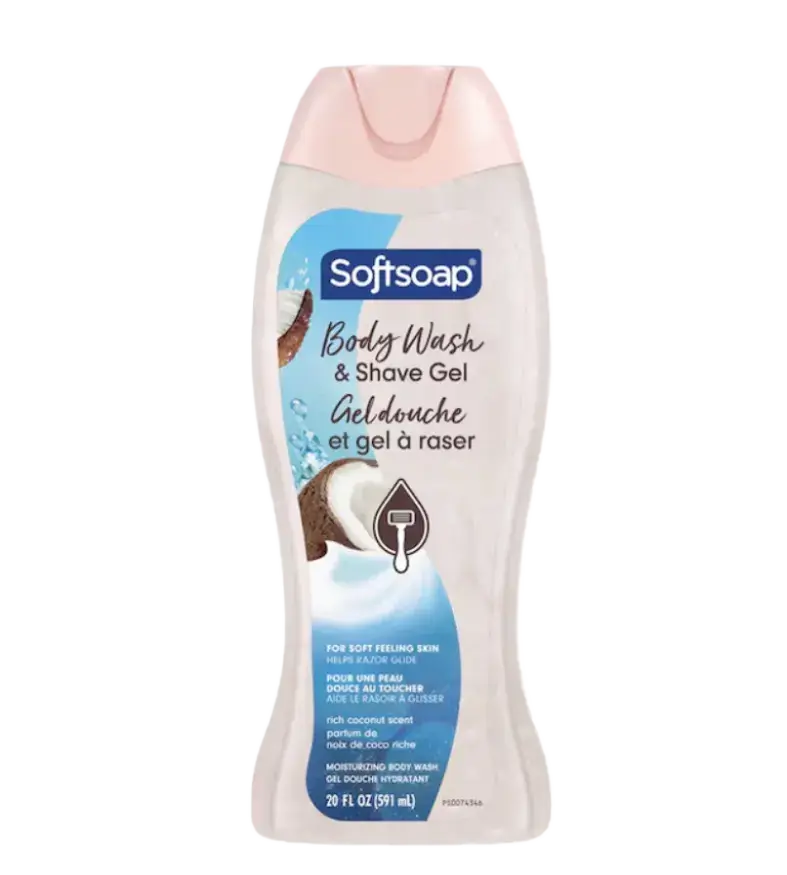 Softsoap Body Wash & Shave Gel Rich Coconut