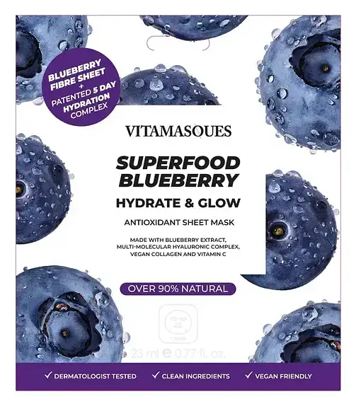 Vitamasques Superfood Blueberry Sheet Mask