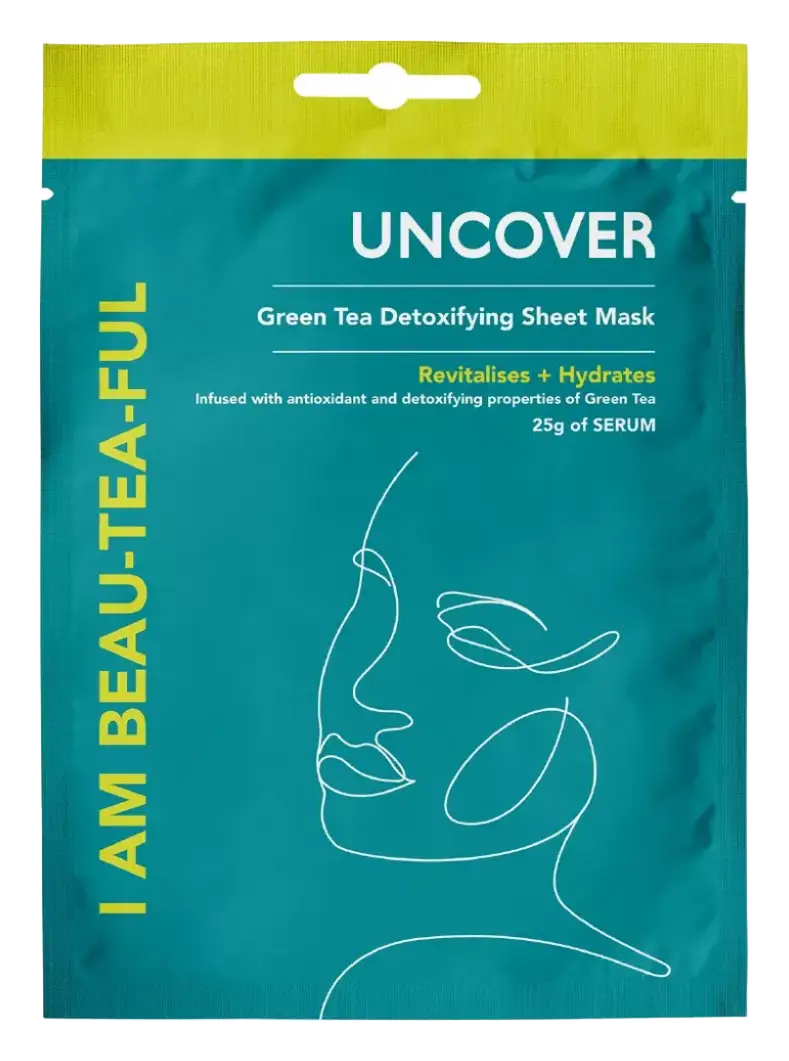 Uncover I Am Beauteaful Green Tea Detoxifying Sheet Mask