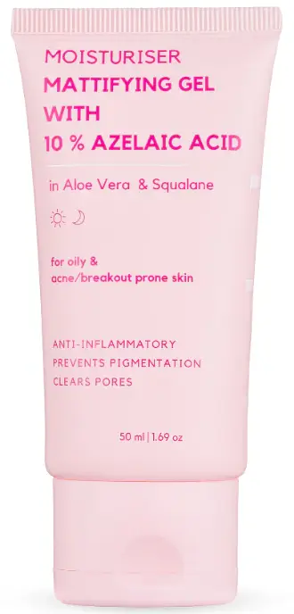 Standard Skin and Beauty Mattifying Gel Moisturiser With 10% Azelaic Acid