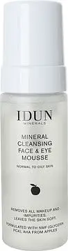 IDUN Minerals Reinigungsschaum Für Gesicht & Augen – Vegan, Ohne Parfüm, 208 Ml