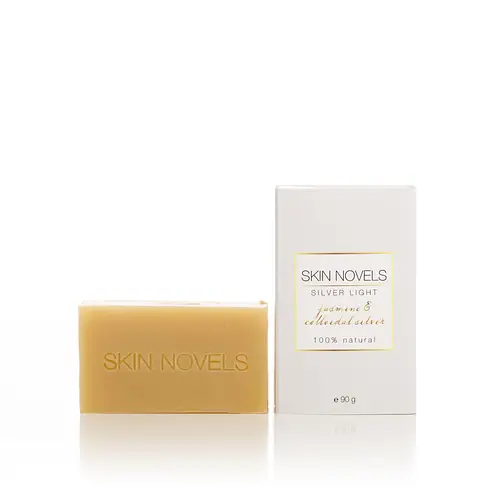 Skin Novels Silver Light Jasmine & Colloidal Silver Natural Soap