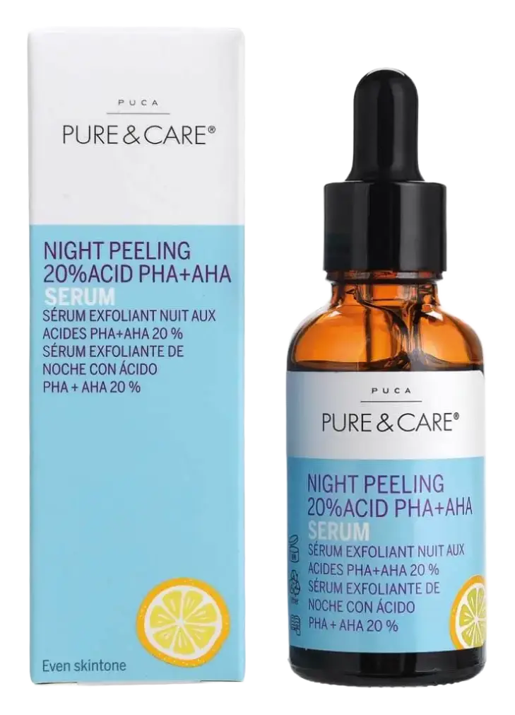 Puca – Pure & Care Serum 20% Acid Night Peeling PHA+AHA
