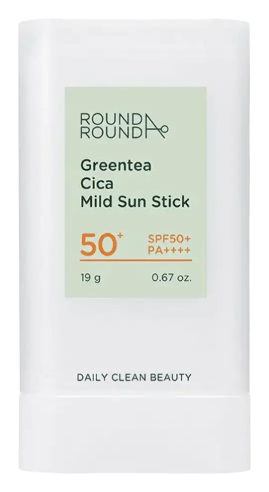 ROUND A'ROUND Green Tea Cica Sun Stick SPF 50+ PA++++