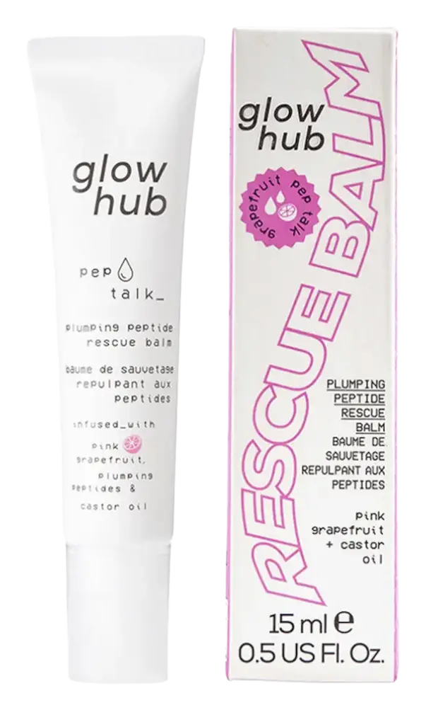 Glow Hub Beauty Pep Talk Plumping Peptide Rescue Balm Grapefruit