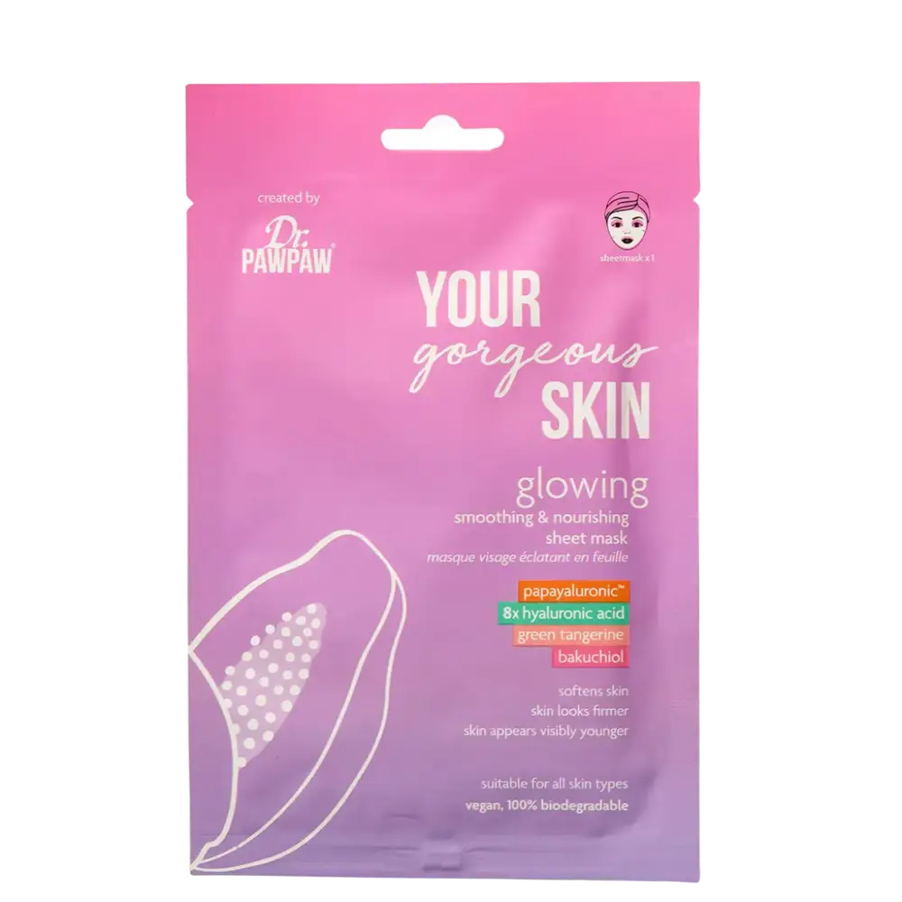 Dr. PAWPAW Your Gorgeous Skin Glowing Smoothing and Nourishing Sheet Mask
