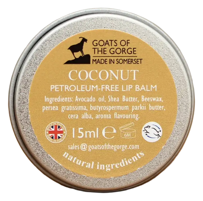 Goats of the Gorge Petroleum-Free Lip Balm Coconut