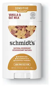 Schmidt's Naturals Aluminum-Free Sensitive Skin Stick Deodorant Vanilla & Oat Milk