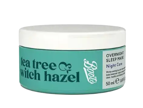 Boots Tea Tree & Witch Hazel Overnight Sleep Mask