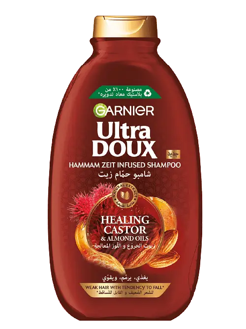 Garnier Ultra Doux Castor & Almond Healing Shampoo Arabia