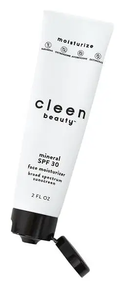 cleen beauty Face Moisturizer with Mineral Sunscreen, Broad Spectrum SPF 30