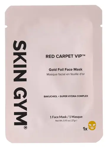 Skin Gym Red Carpet VIP Gold Foil Face Mask