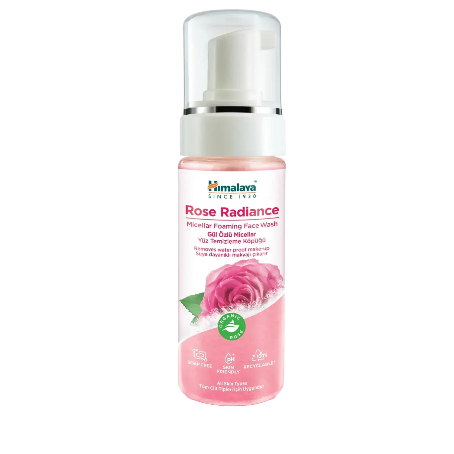 Himalaya Rose Radiance Micellar Foaming Face Wash Turkey