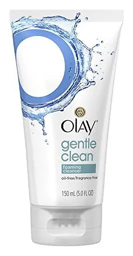 Olay Unscented Gentle Clean Foaming Face Cleanser for Sensitive Skin