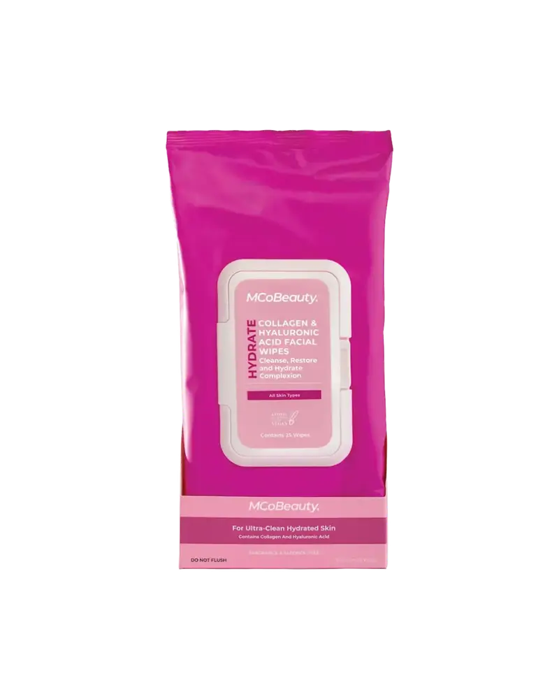 MCoBeauty. Collagen & Hyaluronic Acid Facial Wipes
