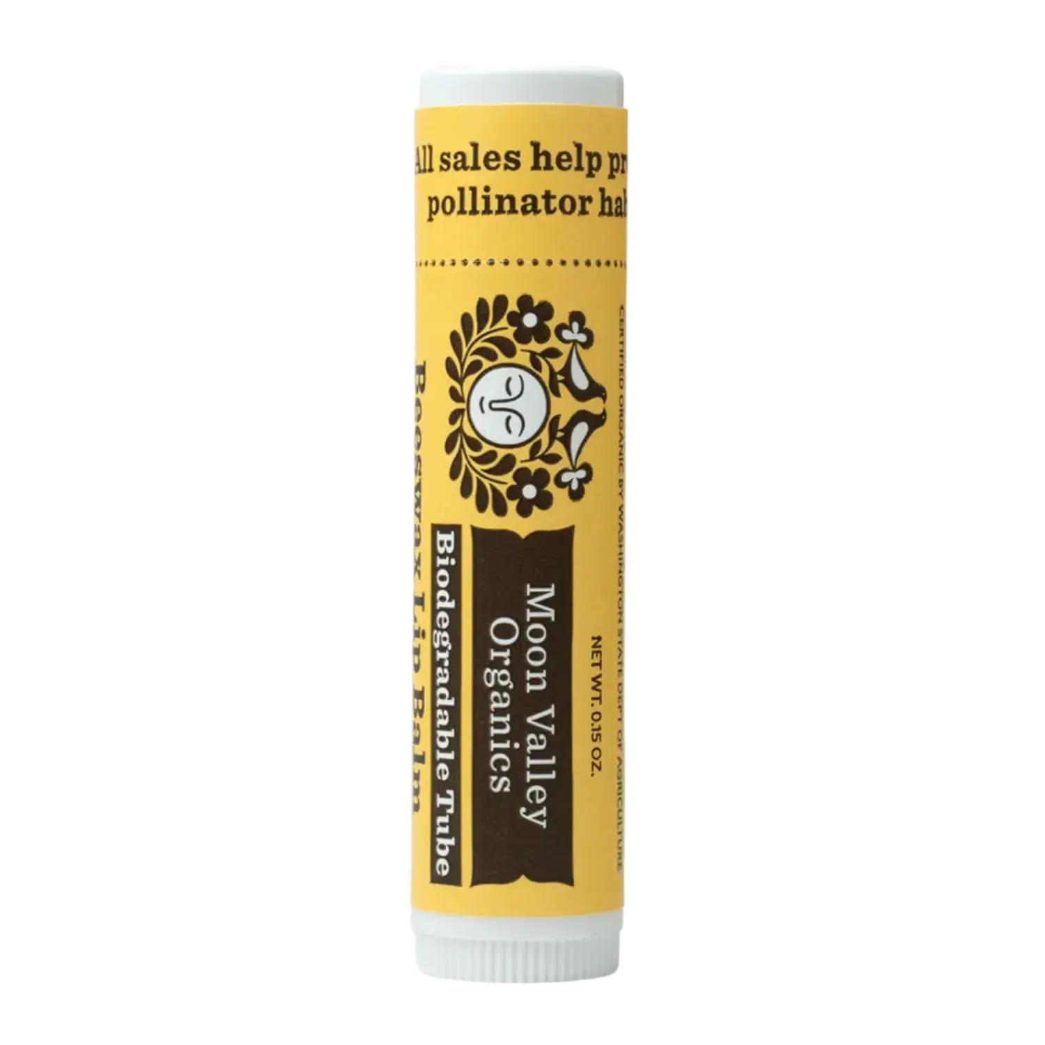 Moon Valley Organics Beeswax Lip Balm Sweet Honey