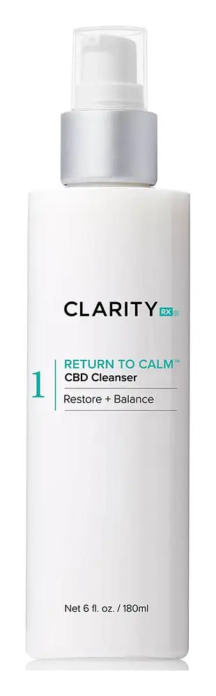 ClarityRx Return to Calm CBD Cleanser
