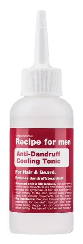 Recipe For men Anti-Dandruff Cooling Tonic For Hair & Beard
