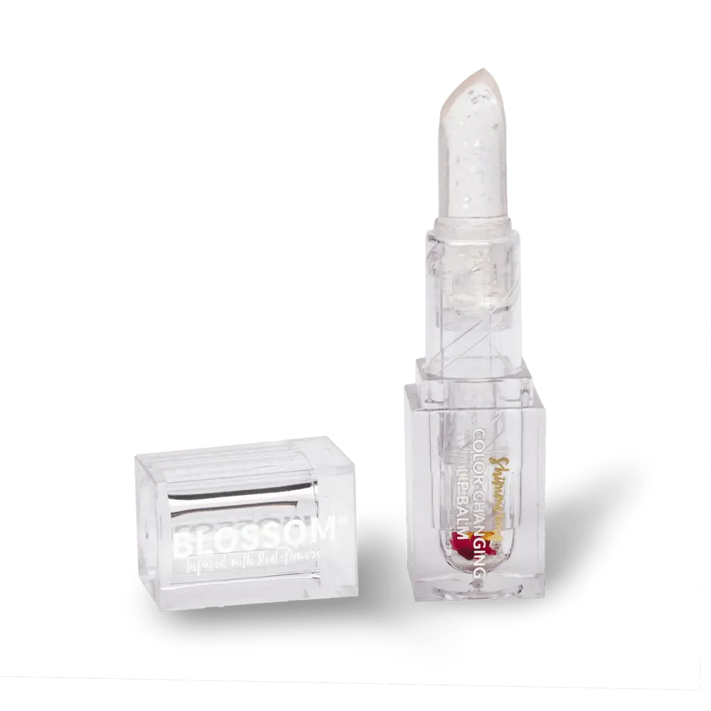 Blossom Shimmering Color-Changing Lip Balm Crystal