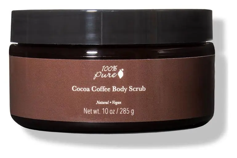 100% Pure Body Scrub Cocoa Coffee