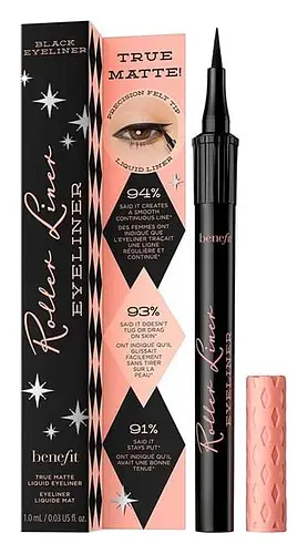 Benefit Cosmetics Roller Liner Matte Liquid Eyeliner Black