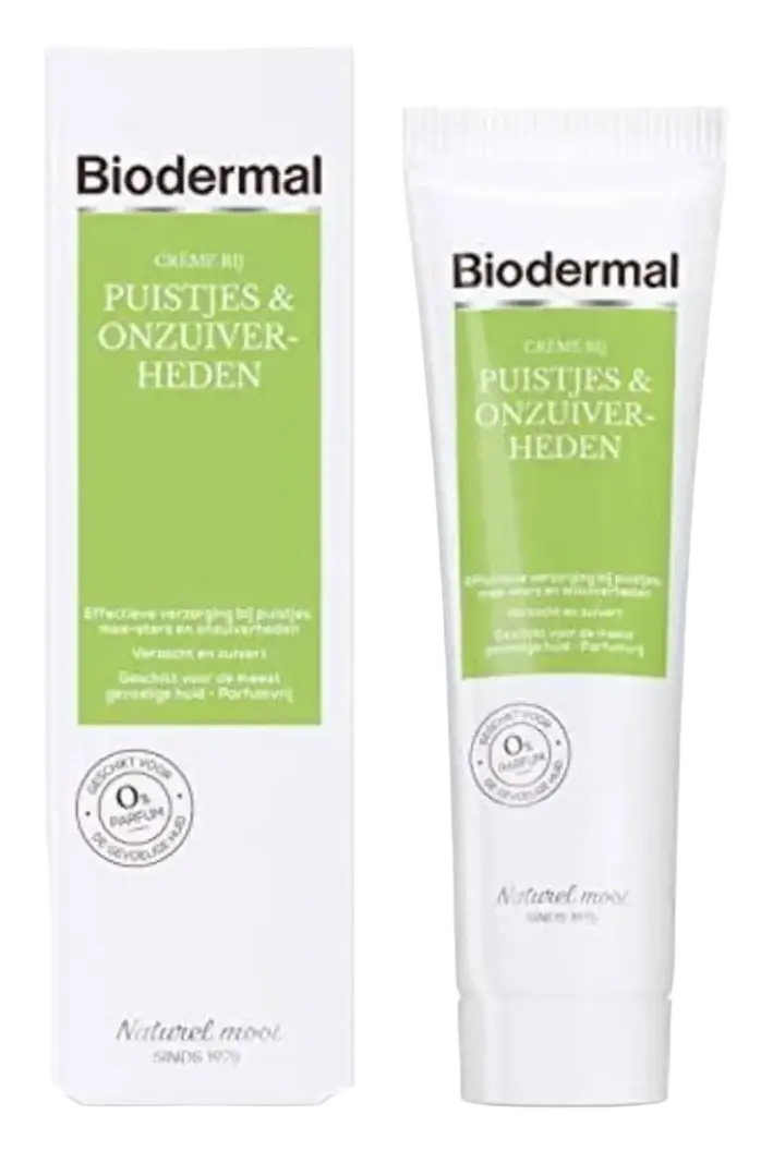 Biodermal Crème Bij Puistjes & Onzuiverheden
