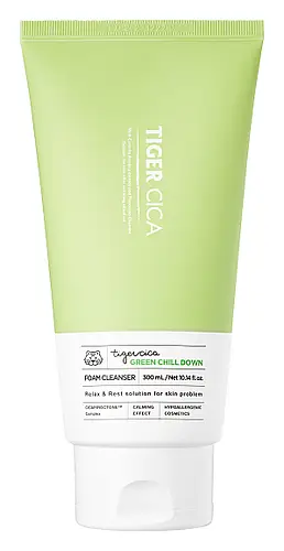 It's Skin Tiger Cica Green Chill Down Foam Cleanser