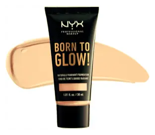 NYX Cosmetics Born To Glow Medium Coverage Naturally Radiant Foundation Light Porcelain