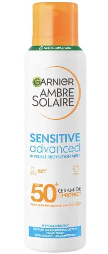 Garnier Ambre Solaire Sensitive Advanced Invisible Protection Mist SPF 50+ UK