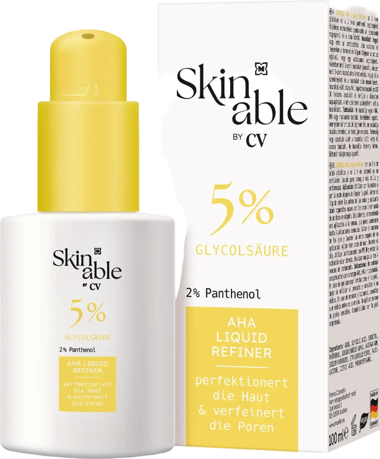 Skinable By CV AHA Liquid Refiner