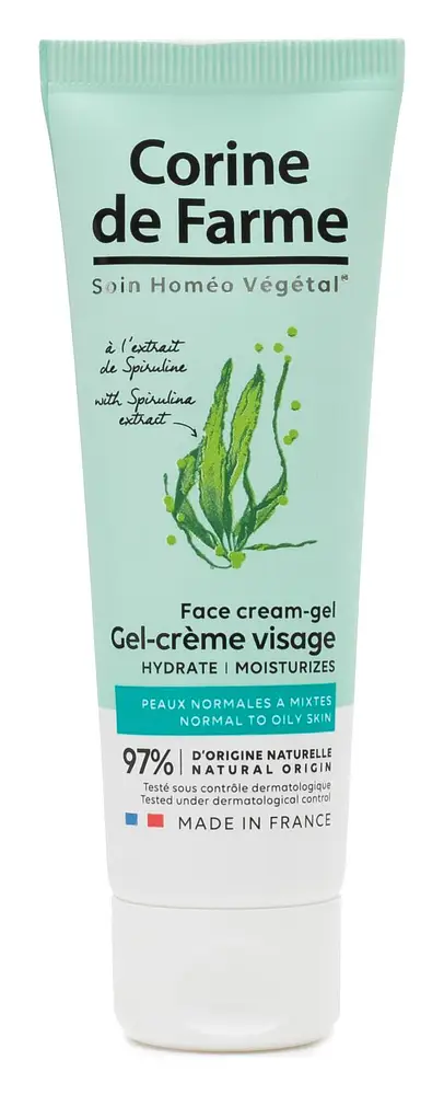 Corine de Farme Face Cream-Gel With Spirulina Extract