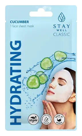 Stay Well Classic Mask Hydrating Cucumber