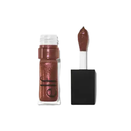 e.l.f. cosmetics Glow Reviver Lip Oil Glimmer Chocoluxe