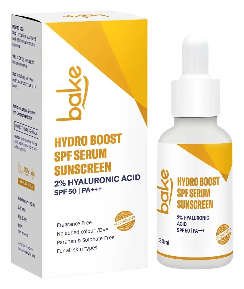 Bake Hydro Boost SPF 50 Serum Sunscreen